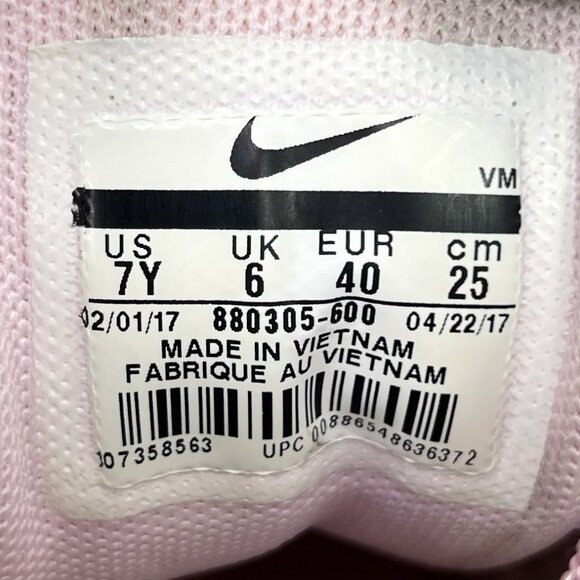 Nike Air Max 90 Shoes Pink Size 7Y / Women’s Size 8.5 - Picture 7 of 7